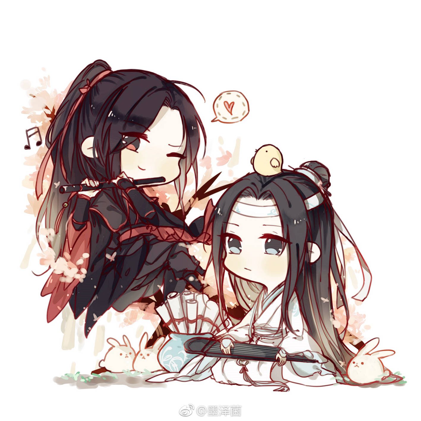 魏无羡＆蓝忘机（Q版） - 高清图片，堆糖，美图壁纸兴趣社区