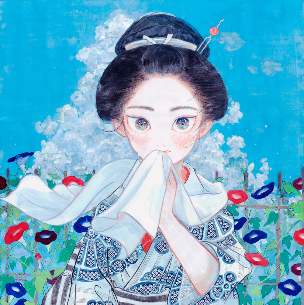 日本插画师巻田はるか- 堆糖